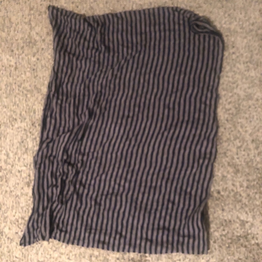 Honey punch striped infinity scarf